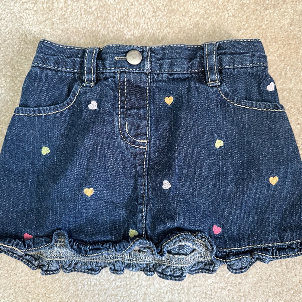 Gymboree Girls Heart Skirt 12-18 months